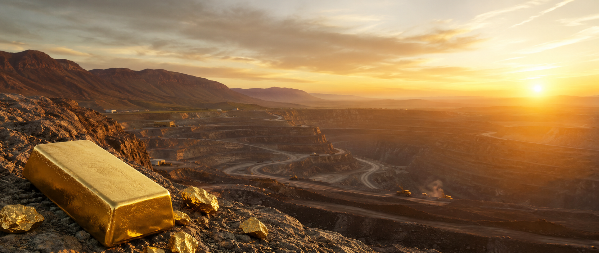 Gold mining operation
